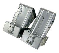 p4U AL-KO UK 36 Alko 243.373 244376 244376 244376 Paire de cales de roue et support galvanisées 1600 kg Largeur 120 mm