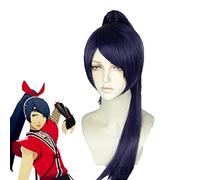 P5 Persona 5 Yusuke Kitagawa Mixte Bleu Prêle Détachable Résistance À La Chaleur Synthétique Cheveux Cosplay Costume Perruque pour Femmes Filles perruque et prêle