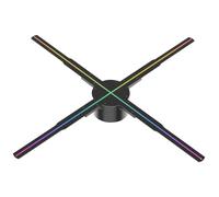 P56 Proiettore ologramma 3D Display Pubblicitario a LED Ventola 2K HD Ventola Video 3D a occhio nudo Con 678 pezzi Perline luminose a LED Segnale di controllo remoto Visualizzazione dello schermo in