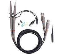 P6100 Haute Précision Oscilloscope Sonde de Test Kit 1X 10X 100MHz Oscilloscope Accessoires Professionnel Réglable Amortissement Durable En Plastique Matériel pour Électronique