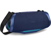 P61762 Enceinte Bluetooth Portable (Batterie, Bass Boost, Effets Lumineux Rgb, Protection Ipx7 Et Robuste, Etanche, Powerbank Intégrée, 2 X 25 W Rms) Bleu[Z713]