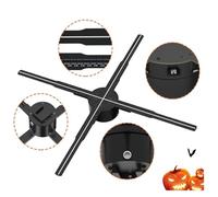 P65 HD 3D hologramme ventilateur projecteur LED signe holographique lecteur Support vidéo boutique publicité affichage Festival lumière