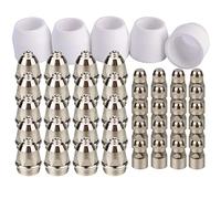 P80 Lot de 45 électrodes consommables pour cutter plasma 1,5 pointe 80 A