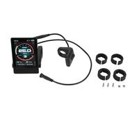 P860C Indicateur de cycle électrique pour vélo électrique couleur LCD pour moteur moyen IPX7 étanche pour guidon de 31,8 mm, 22,2 mm, 25,4 mm