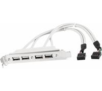P89 9pin sur équerre 4X 2.0 Hub PC Carte Mère Câble Adaptateur 30cm