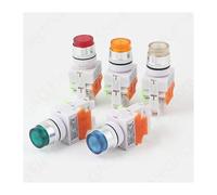 P90 Momentary head power switch LAY37 push button switch with LED light self-return lock LAY37-11DN(PBCY090) LAY37 NWPNLXEA(Silver,SELF LOCKING_220V)