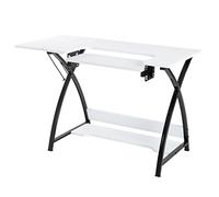 P9IDEDFH Bureau d'ordinateur pour machine à coudre - Blanc (D)