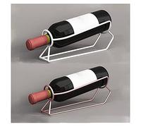 P9IDEDFH Casier à vin, étagère de rangement de vin pour armoire peut contenir 1 bouteille, 1 comptoir de bouteilles, support de rangement en acier inoxydable, support de rangement de vin rouge,