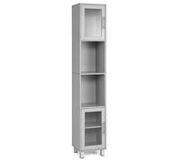 P9IDEDFH Hightower Armoire de rangement multifonction pour salle de bain Gris 180,3 cm
