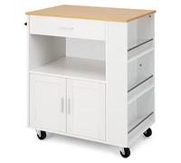 P9IDEDFH Kitchen Island Armoire de rangement à roulettes avec tiroirs et étagères à épices, noir (couleur : E, taille : comme indiqué) (E comme indiqué)