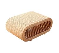 P9IDEDFH Petite table basse pour chambre à coucher, petite table à manger simple en bambou et rotin, plateau tatami, table basse d'ordinateur (taille : S)