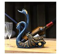 P9IDEDFH Porte-bouteilles de vin décoratif en forme de cygne, présentoir pour décoration de bar ou comptoir de cuisine, porte-bouteilles de vin (couleur : 1) (1)