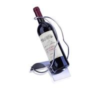 P9IDEDFH Porte-bouteilles de vin simple en acier inoxydable pour la maison, la cuisine, le restaurant, le vin, l'armoire de comptoir