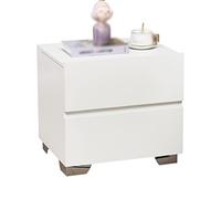 P9IDEDFH Table Chevet Bois Massif Meuble Rangement pour Chambre Coucher H ? tel Table (OneColor 1)