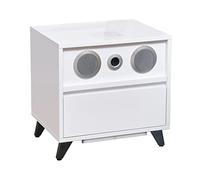 P9IDEDFH Table Chevet Intelligente avec Chargeur Sans Fil Multifonction Table Chevet Chambre Coucher Haut-parleur (OneColor)