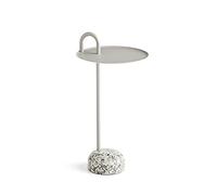 P9IDEDFH Table d'appoint portable et mobile, petite table d'appoint, table basse, table d'angle (couleur : gris)