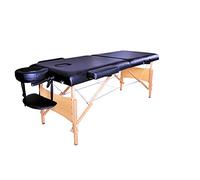 P9IDEDFH Table de massage pliante portable 2 sections Noir 213,4 cm