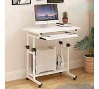 P9IDEDFH Table d'ordinateur paresseuse élévatrice table d'ordinateur ménage petite table de chevet d'apprentissage domestique bureau paresseux mobile (couleur : gris)