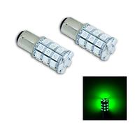 PA 2x 1157 BAY15d 1016 380 S25 30 5050 SMD LED ARRIERE VERT