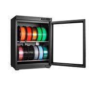 PA-DABAOO Armoire Sèche pour Filament D'imprimante 3D, Capacité De 10 À 12 Bobines, Support De Séchage Scellé À Filament Métallique avec Contrôle De L'humidité