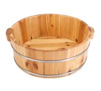 PA-DABAOO Baignoire À Pied Portable, Baril De Bain À Pied En Bois, Bain De Bain À Pied En Bois Massif, Baril De Bain À Pied Domestique, Baignoire À Pied En Bois Massif, Adapté Au Bain À Pied