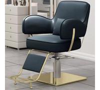 PA-DABAOO Chaise De Barbier, Chaise De Salon Pour Coiffeur, Avec Pompe Hydraulique Robuste, Hauteur Réglable De 87 À 100 Cm Et Rotation À 360 Degrés, Chaise De Coiffure, Tabouret De Beauté,Noir