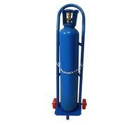 PA-DABAOO Contexte De Réservoir D'oxygène Contexte De Réservoir De Cylindre, Générat De Cylindre À Oxygène À Capacité, Rack De Réservoir De Cylindre En Roule,Blue 8l