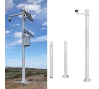 PA-DABAOO Ensemble De Perches pour Caméra De Surveillance, avec Paratonnerre Et Support De Montage, Support De Moniteur Résistant Aux Intempéries, Support Universel,B 4.5m/14.76ft