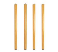 PA-DABAOO Pieds De Meubles En Bois, Lot De 4 Pieds De Rechange Coniques En Bois Massif, Pieds De Table À Manger De Style Ferme, Pieds De Rechange Modernes ,71cm/27.95in