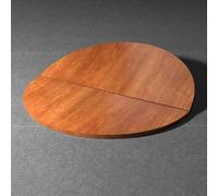 PA-DABAOO Plateau De Table Rond Pliable en Bois Uniquement, Grand Remplacement De Dessus De Table Temporaire, Tables De Salle À Manger pour Bureau Commercial, Noyau en Acajou,1.8m