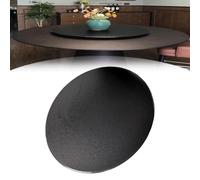 PA-DABAOO Plateau Tournant Moderne en Verre Trempé, Centre De Table À Manger en Verre Lazy Susan, Plateau De Service Pivotant Lisse Commercial, Conception De Surface Imitation,70cm/27.56in