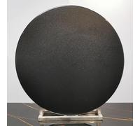 PA-DABAOO Plateau Tournant Robuste en Verre Trempé pour Table À Manger, Plateau De Service Rond Professionnel, Centre De Table Rotatif pour Réceptions,80cm/31.5in