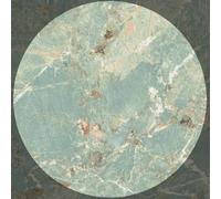 PA-DABAOO Plateau Tournant Rond De 91 Cm, Plateau Tournant Lazy Susan pour Table, Plateau De Service Central Rotatif pour Table À Manger, Cuisine, Restaurant, Facile À Nettoyer,Vert