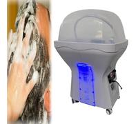 PA-DABAOO Salon Shampoo Bowl Japanese Head Spa Équipement, Têtes De Têtes Japonais Équipement D'équipement Portable, Bassin De Shampooing En Circulation De L'eau, Fumigation