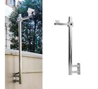 PA-DABAOO Support De Montage pour Caméra De Surveillance, Poteau Extérieur Universel pour Caméras De Sécurité, Support Mural pour Caméra Dôme/Balle,B 1m/3.28ft