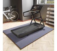 PA-DABAOO Tapis De Course Double Face, Tapis d'exercice Antidérapant, Protection De Sol De 6 Mm D'épaisseur, Tapis De Fitness Multifonctionnel, pour Salle De Sport À Domicile,Bleu