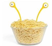 Ototo Couverts à servir Pasta Monsters – Sans BPA, 100% de qualité alimentaire – Jaune