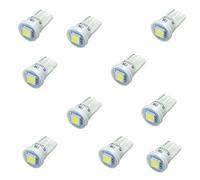 PA Lot de 10 ampoules LED pour flipper #555 T10 1SMD Blanc 6,3 V