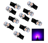 PA Lot de 10 ampoules LED T10 921 194 5SMD 5050 12 V pour voiture Haute luminosité Violet Courant fixe