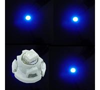 PA Lot de 10 ampoules T4.2 pour tableau de bord de voiture, 5 couleurs, 12 V (bleu)