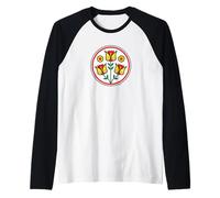 PA Pennsylvania Néerlandais Tulipe Floral Folk Art Grange Hex Star Manche Raglan