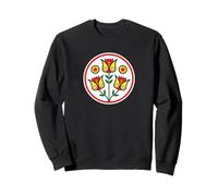 PA Pennsylvania Néerlandais Tulipe Floral Folk Art Grange Hex Star Sweatshirt