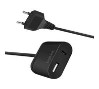 [PA0256] LogiLink Chargeur secteur USB avec câble fixe, 1x USB, noir