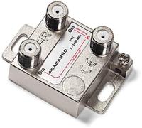 PA2 Partitore Verticale 2 Vie Connettore F Banda TV e Satellite