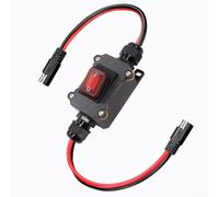 PA67 pour interrupteur SAE 12 V 25 A avec bouton poussoir ON/OFF PA67 pour (rouge)