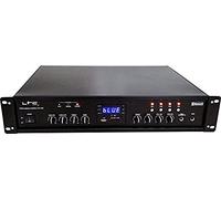 PAA150BT - LTC - Amplificateur de 90W à 4 zones avec entrées micros et lignes - Bluetooth, USB, SD et tuner FM - Noir