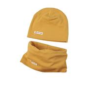 PAADIYA Bébé Bonnet à Tricoter + écharpe en Boucle Chapeau de Coton Doux Enfant Mode Beanie Bonnet Neck Warmer Collier Écharpe Automne Hiver