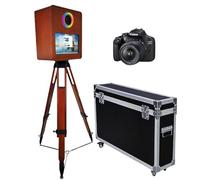 PAAFNN Appareil photo numérique portable 15,6 pouces avec appareil photo reflex numérique avec étui de transport pour fête de mariage