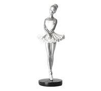 Paaruter 1 Pièce Ornement de Danseuse de Ballet, Statue de Fille Dansante, Ornements d'art Créatifs, Décor Élégant pour Chambre à Coucher, Bureau, Salle de Rebord de Fenêtre, Facile à Utilise