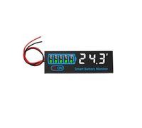 Paaruter 18650 Li-Ion Lipo Lithium Test 7-55V Acide Batterie Indicateur de Niveau Testeur LED Affichage Compteur Module Capacité Tension Compteur,A